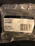 Baldwin Floor Bumper / Door Stop. Polished Nickel. New Package. 4505.140. Fixed Price $20.00.