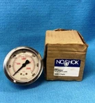 Noshok Pressure Gauge, 25-911, 3000PSI/KPA, 2.3/8" Dial, 1/4" Npt Back Conn. Fixed Price $30.00.