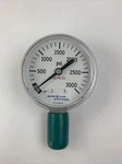 (new) Semi Gas Pressure Gauge, Ultra Seal, 0-3000 Psi, 1/4" Mvcr 01-0244-C. Fixed Price $35.00.