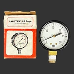 Vintage Ametek Usg Gauge 0-30 Psi #46644 Dial NO.12106-1 W/ Box. Fixed Price $24.99.