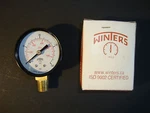 New Winters 0-160 Psi 0-1000 Kpa Gauge 2" Diameter X 1/4" Stem Npt Bottom E203. Fixed Price $19.99.