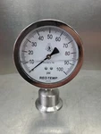 Reotemp SG35ATC15P18-CFG Pressure Gauge, To 100 Psi Stainless. 6E. Fixed Price $92.15.
