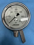 Reotemp Pressure Gauge 0-600 Psi Glycerin Filled 1/2" Thread. Fixed Price $25.00.