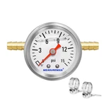 Fuel Pressure Gauge Kit 0-15PSI 1.5" Dial Brass T-fitting Adapter. Fixed Price $32.48.