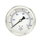 Pic Gauges 202L-404B Industrial Pressure Gauge, To 15 Psi, Dial, 1/4. Fixed Price $51.69.