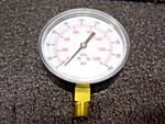 3-1/2" Test Pressure Gauge, To 200 Psi 4FLY1 (rc). Fixed Price $10.00.