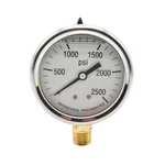 Psi 2-1/2' Dial 1/4' Npt Bottom Mount Oil Filled Pressure Gauge G7022-2500. Fixed Price $15.73.