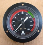 Ametek Red/green 2-1/2 Inch 1/8 Anpt Cmb 0-200 Psi Pressure Gauge, P/n KM99900. Fixed Price $17.00.