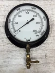 Marshall Town Pressure Gauge 300 PSI/2000 Kpa 9" Dial In Good Shape Works. Fixed Price $90.00.