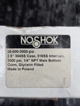 2-1/2" Noshok 25-500-3000 Psi 1/4" Npt Bottom Stainless Glycerine Filled Gauge. Fixed Price $38.00.