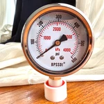 Bpssdi 0-600 Psi Glycerine-filled Pressure Gauge Bottom Port. Fixed Price $11.97.
