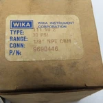 Wika 9690446 111.10 2" 30PSI 1/8" Npt Cbm Pressure Gauge Lot Of. Fixed Price $32.99.