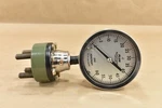 Ashcroft 1009S Pressure Gauge, 0/60PSI /316L, 202 In-line Saddle Diaphragm Seal. Fixed Price $400.00.