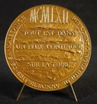 Jean-jacques Rousseau Medal Philosophy Everything Is Continuous Flow 1960. Fixed Price $123.20.