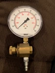 New 4 Wika Pressure Gauge With Regulator & Quick Connect Coupling. Fixed Price $25.00.