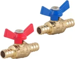 Full Port Water Stop Shut Off, 1/2'' Pex Brass Ball Valve, 1/4-TURN Handle,. Fixed Price $18.96.