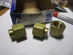 3/8" Nptf 1/8" 7/8" Hex 0.94"L CA360 Brass Reducing Coupling Qty. Fixed Price $17.00.