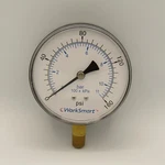 Pressure Gauge 3-1/2" Abs 0-160PSI 1/4" Npt Bottom Mount Worksmart WS-PE-GAGE-60. Fixed Price $10.00.
