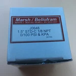 Free Ship Marsh/bellofram J0648 Gauge 0-100 Psi & KPA,1.5" Std-c Npt 1/8 Gage. Fixed Price $14.99.