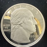 2022 Washington Quarter 99.9% Silver Proof American Women Nina Otero #2793. Fixed Price $20.00.
