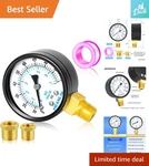 Meanlin 0-100PSI Well Pump Pressure Gauge 2" Dial Face For Precision Testing. Fixed Price $20.99.
