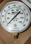 New Weiss 4CTS-1-200-4L Psi 1/4 Pressure Gauge Hvac. Fixed Price $13.50.