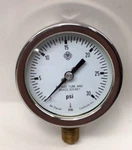 Mcdaniel Controls Jb 0-30 Psi 1/4"NPT Glycerin Filled Pressure Gauge 2-1/2" Face. Fixed Price $25.00.