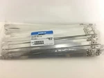 Band-it Tie-lok Ties Stainless Steel 3/8" X 10" 304SS (QTY-100). Fixed Price $31.50.