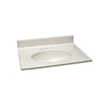 Design House 586313 25" Cultured Marble Vanity Top - White. Fixed Price $165.43.