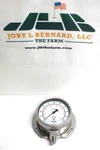 Wika 632.50 4", 1000MMH20/PSI, 1/4" Sst Mnpt Lower Mount, Dry Gauge Surplus. Fixed Price $155.00.