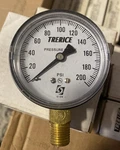 Trerice 800B2502LA130 0-200 Psi Pressure Gauge 2.5 Face 1/4 Npt New!!!. Fixed Price $20.00.