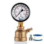 Gas Test Pressure Gauge 15 Pound, PSI/100 Kpa 3/4 Fnpt Brass Bell Shape Body. Fixed Price $11.95.