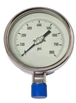 Pressure Gauge 0-800 Psi, 4" Face, Case, S/s 1/2" Npt Lm 611V1. Fixed Price $39.50.