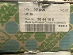 Phoenix Contact UT-10 Box Of 50. Fixed Price $35.00.
