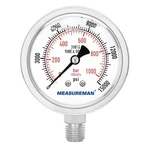 Measureman Fully Stainless Steel Hydraulic Glycerin Filled 0-15000 Psi. Fixed Price $27.99.