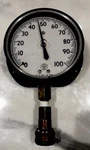 Acco Helicoid Gage 1515-A 0-100 Psi, Air Pressure Gauge 4.5 Diameter W/ Connect. Fixed Price $45.00.