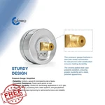 Carbo 2-1/2" Pressure Gauge -30 Hg To 60 Psi Back Mount. Fixed Price $20.00.