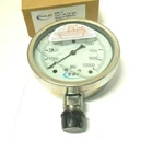 Gauge 4" Face S/s Case 0-10000 Psi 1/2" Npt Stainless Tube & Socket Filled 323FF. Fixed Price $35.00.