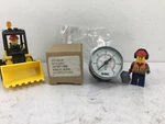 K40-MP0.4-N02MS Smc 60 Psi 1/4" Npt 1.5" Pressure Gauge **nos!!**. Fixed Price $11.95.